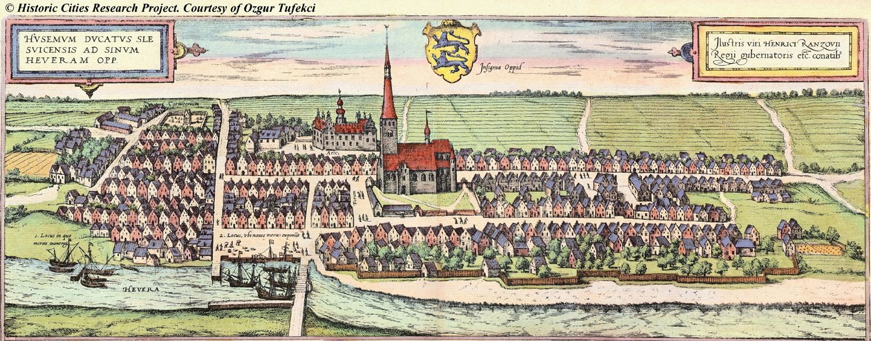 Schleswig-Holstein von Georg and Hogenberg Franz (1535 90) Braun