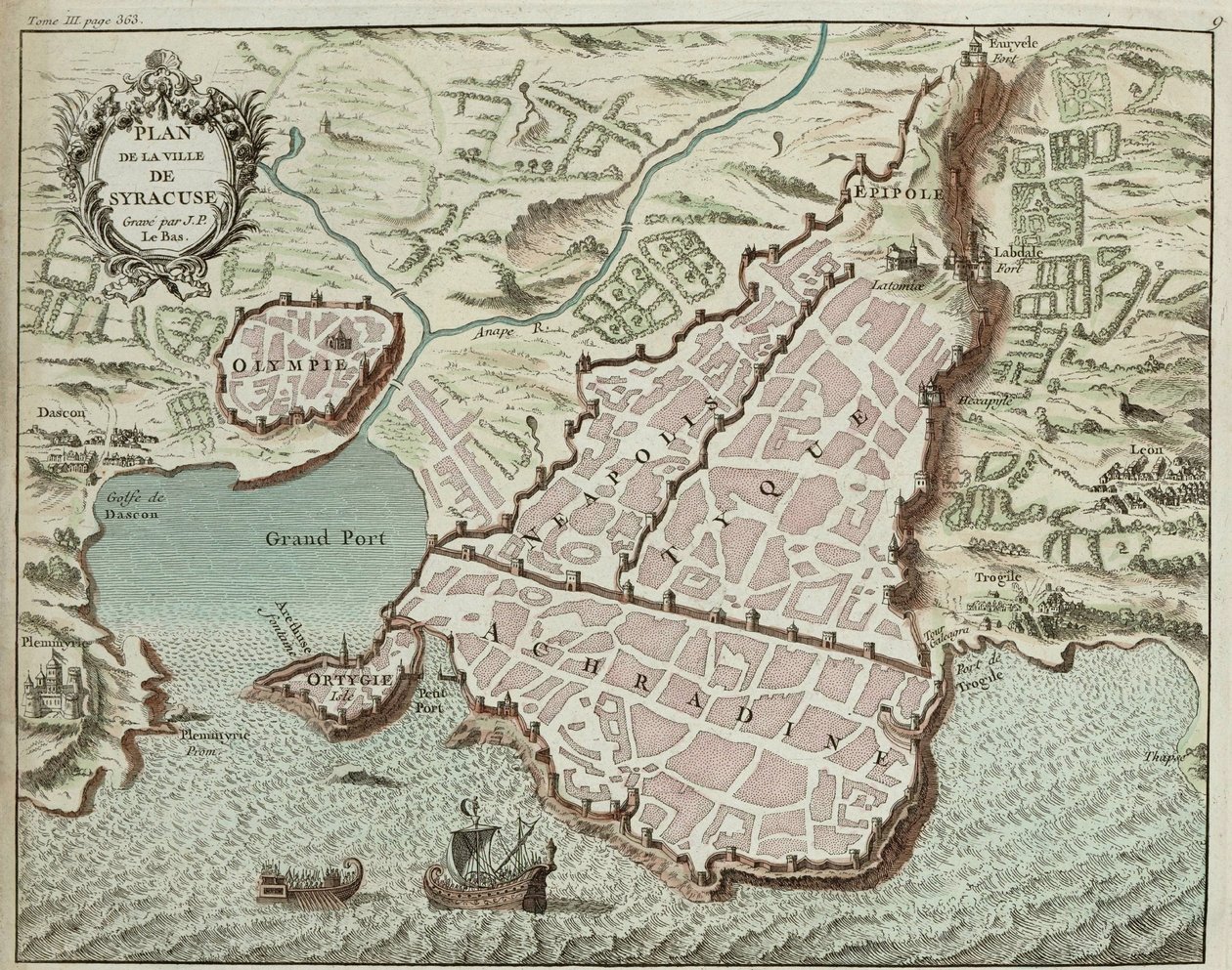 Sizilien von Georg and Hogenberg Franz (1535 90) Braun
