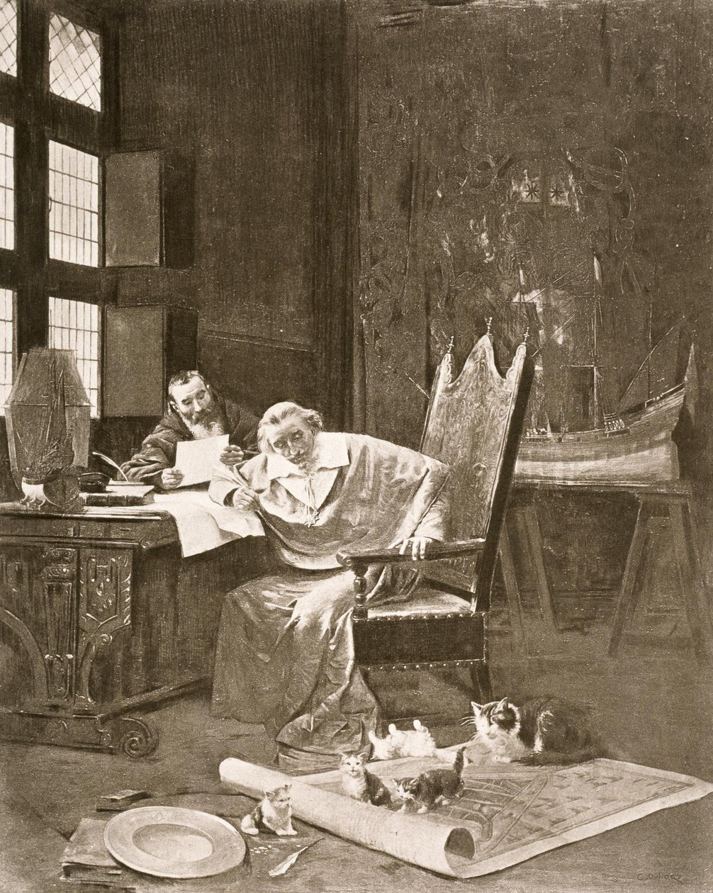 Richelieu und seine Katzen von George Barrie