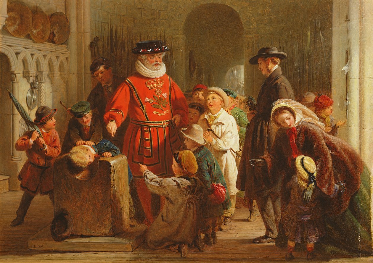 Kinder im Tower of London von George Bernard O