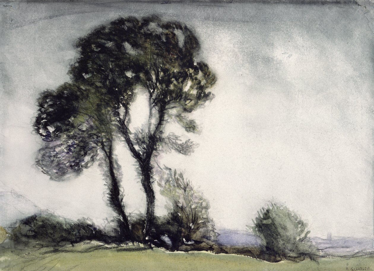 Überwältigender Himmel von George Clausen