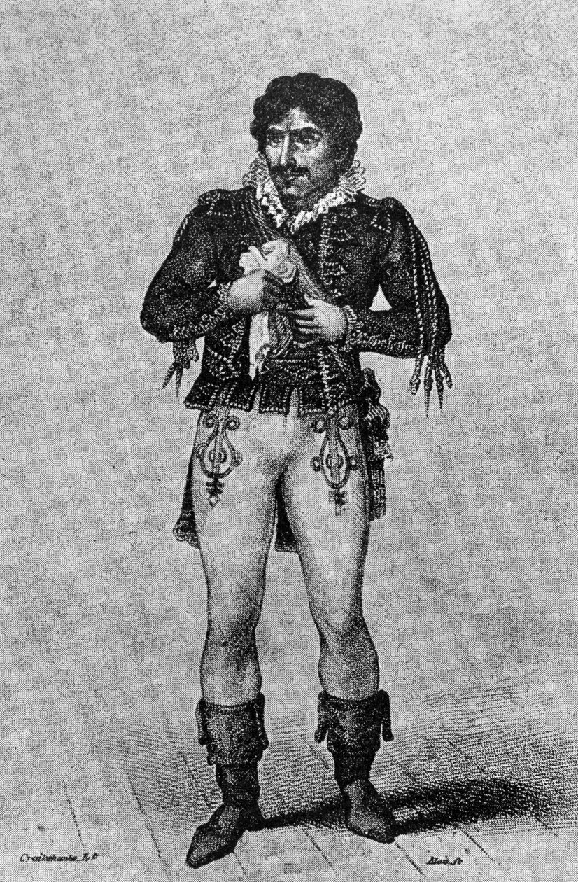 Edmund Kean (1787-1833) als Iago, aus 