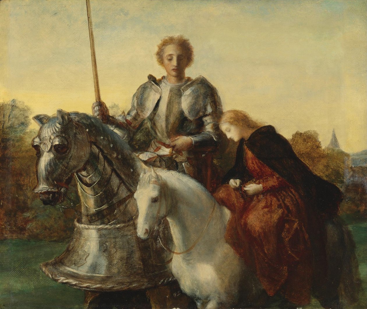 Eine Studie für Una und das Rote Kreuz von George Frederick Watts