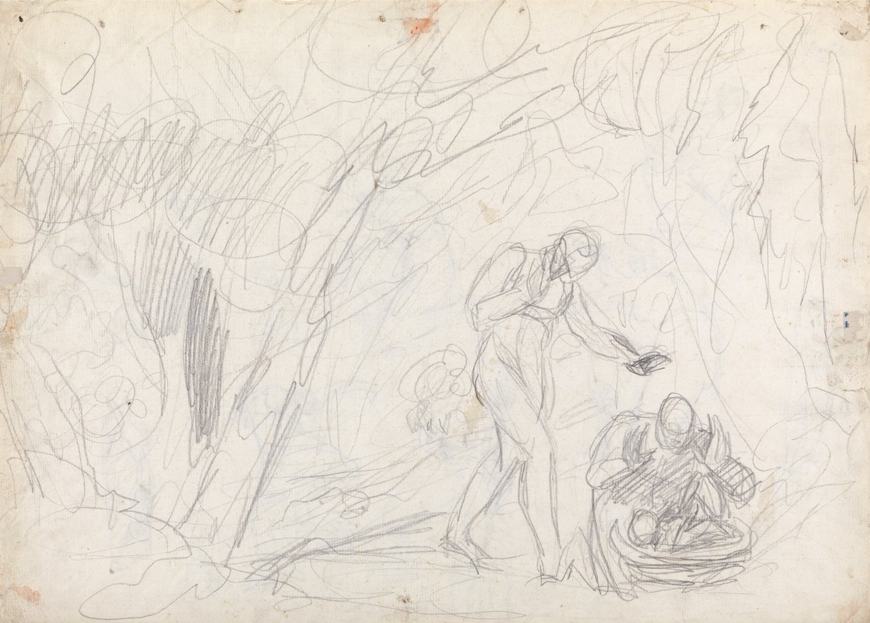 Verlassenheit und Rettung von Perdita von George Romney