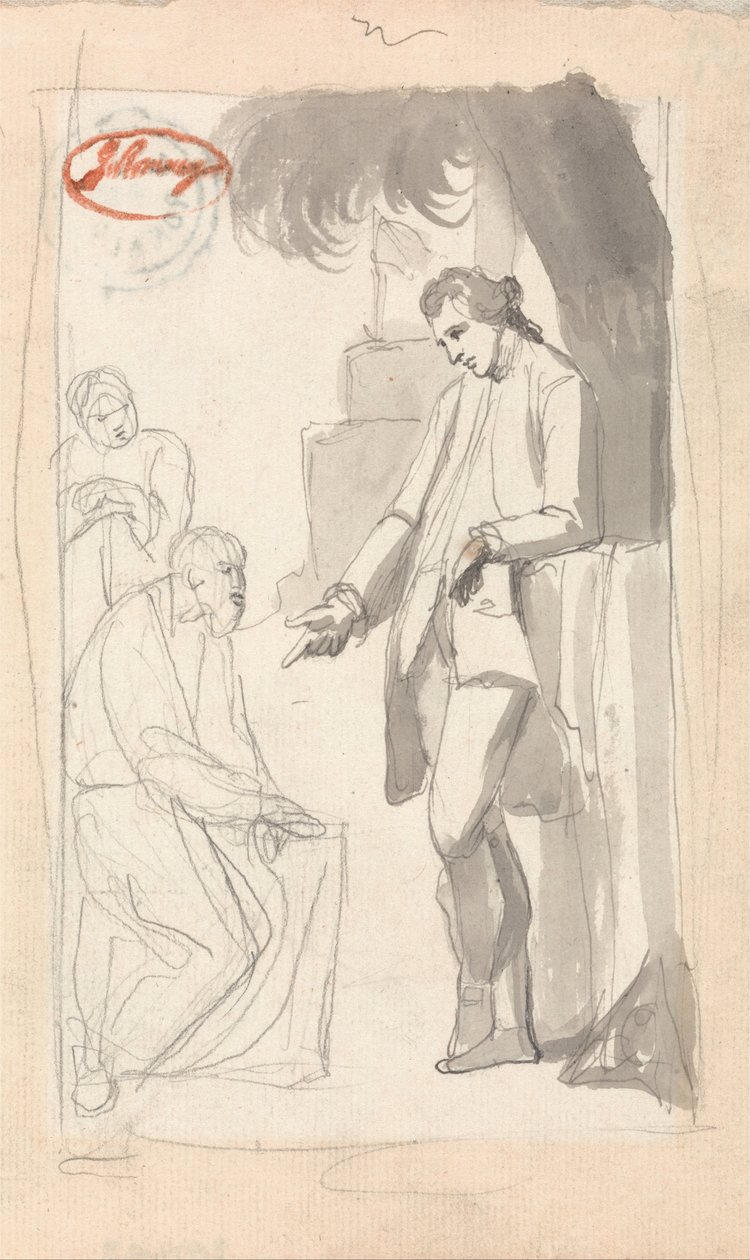 Major Pierson und der Brahmane von George Romney