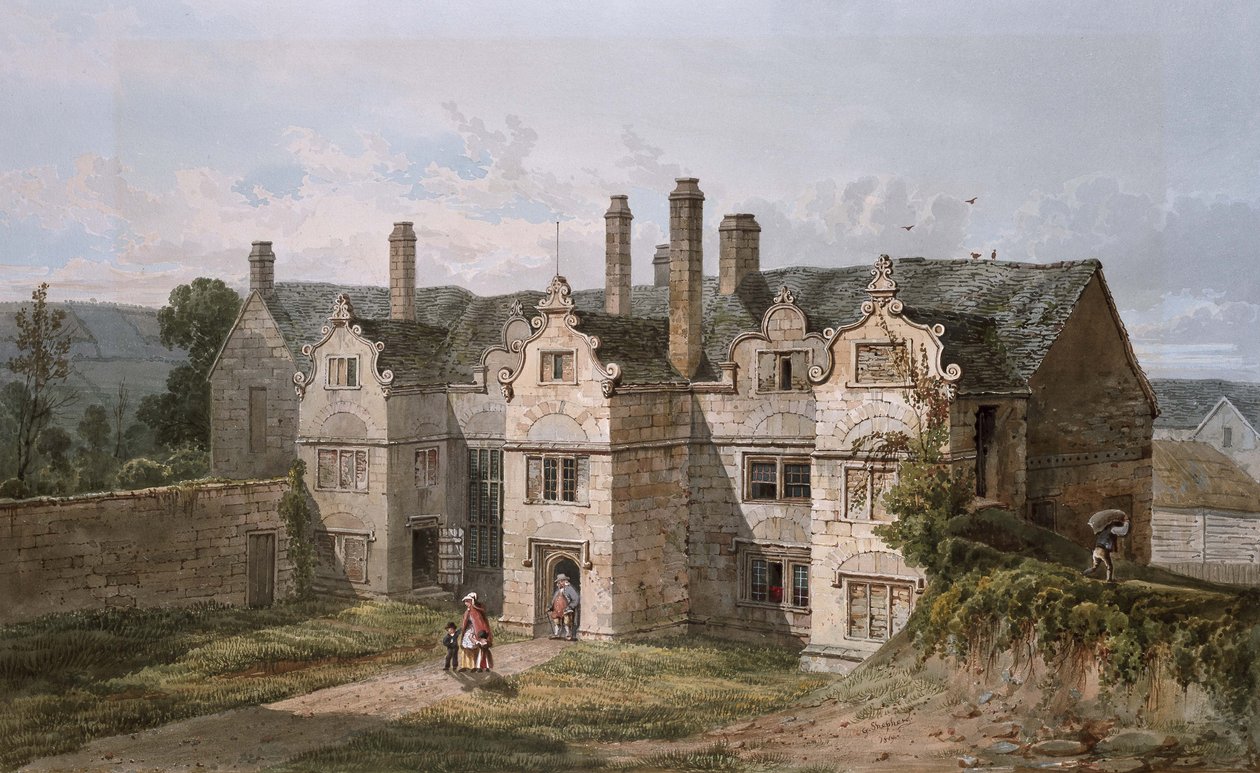 Ansicht von Trerice, Cornwall, 1819 von George Shepherd