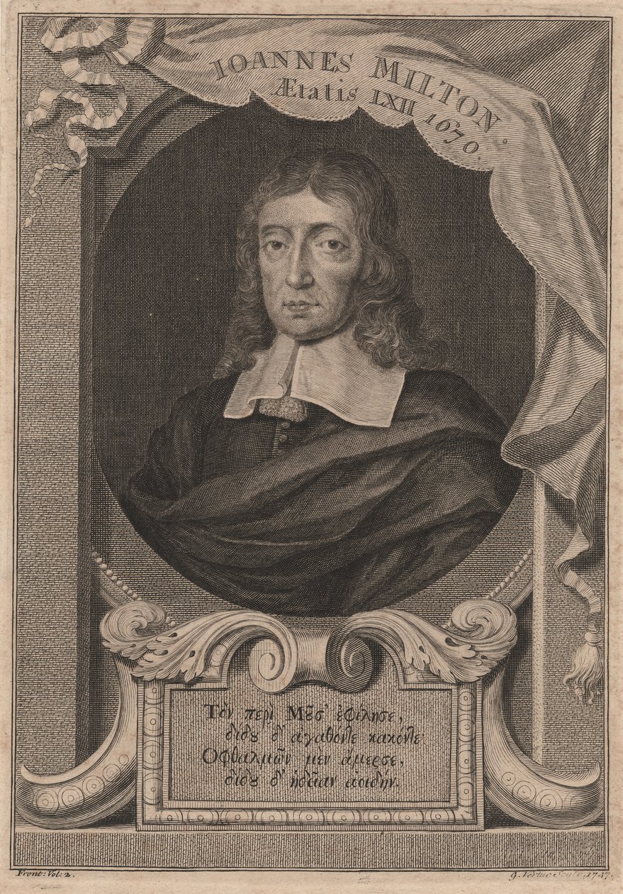 John Milton, 1747 von George Vertue