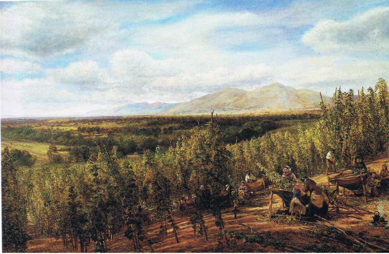 Die Hopfengärten von George Vicat Cole