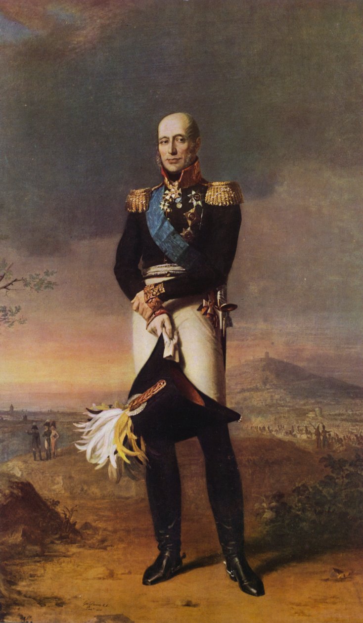 Porträt von Barclay de Tolli von George (after) Dawe