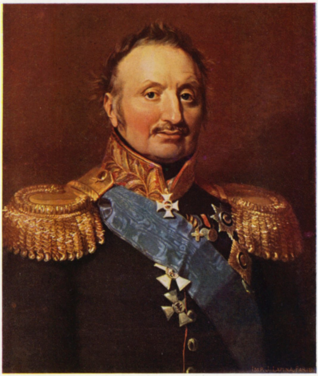 Porträt von General Wittgenstein von George (after) Dawe