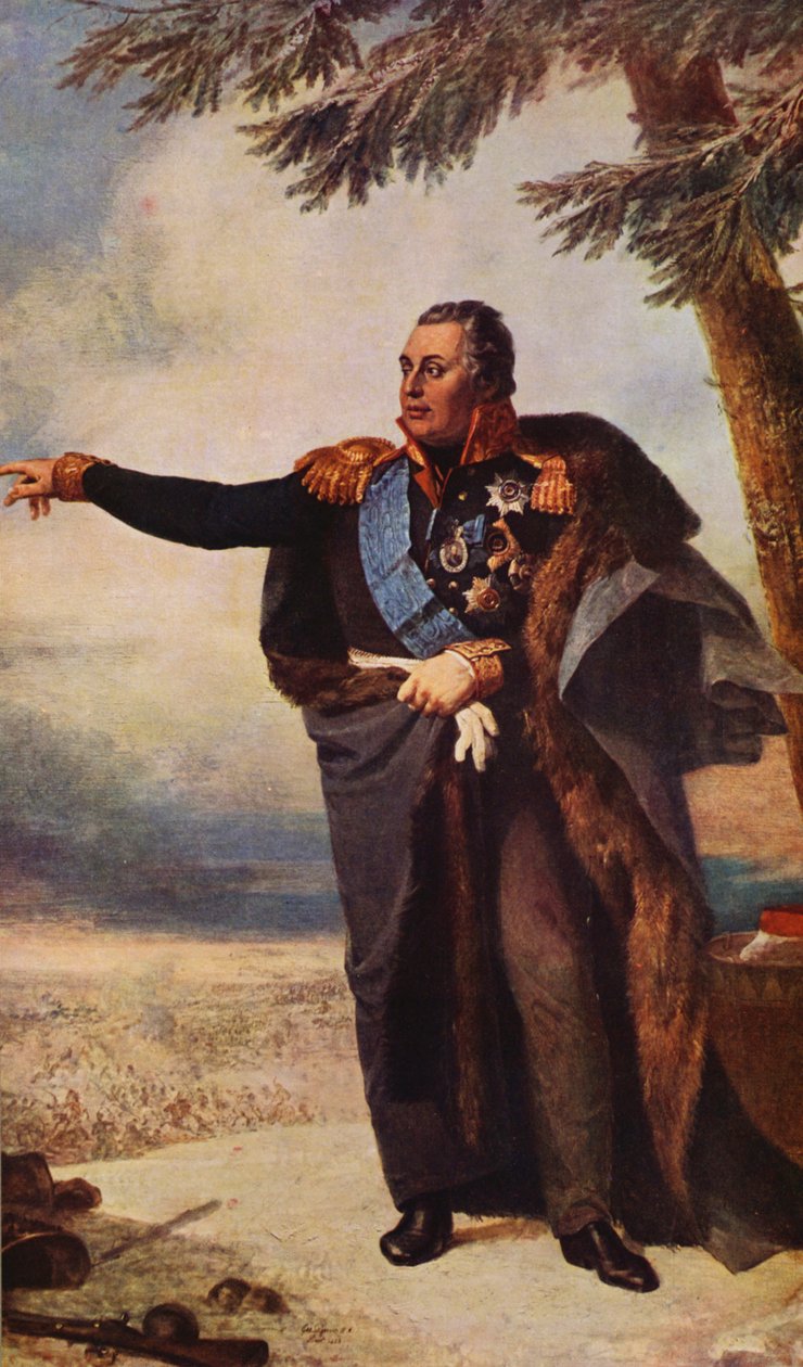 Porträt von Koutouzoff von George (after) Dawe