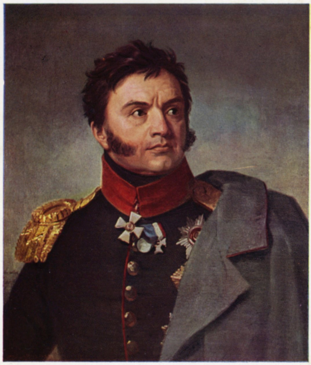 Porträt von Nikolay Raevsky von George (after) Dawe