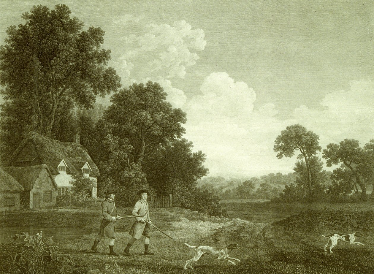Zwei Herren auf der Jagd, Platte 2 von George (after) Stubbs