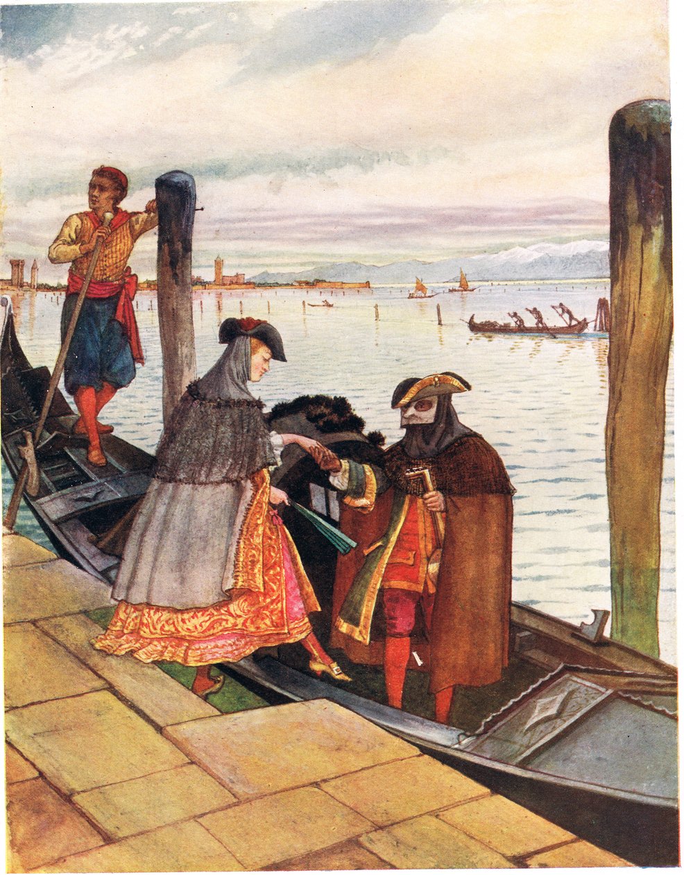 La Biondina in Gondoletta, Illustration aus 