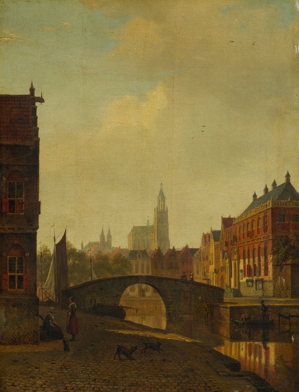 Imaginäre Ansicht von Arnheim, späte 1830er Jahre von George Andries Roth