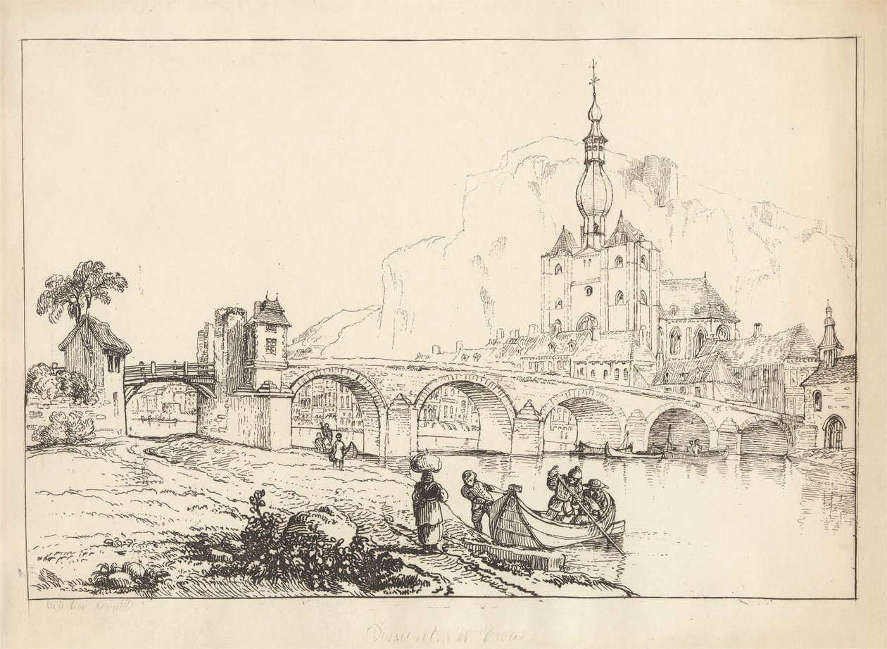 Dinant, Nr. 1: Südwestansicht von George Arnald