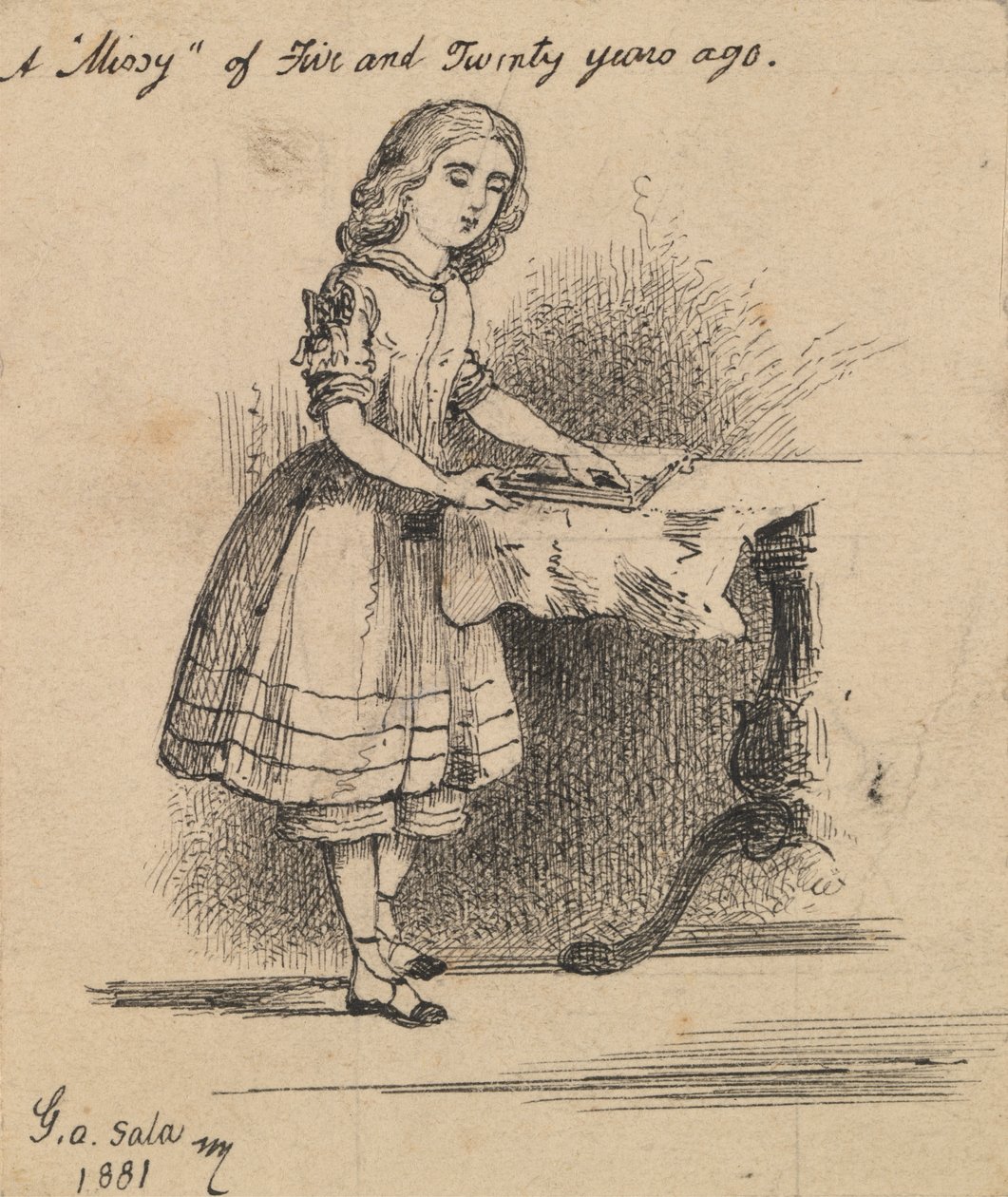 Eine Missy von vor fünfundzwanzig Jahren von George Augustus Sala