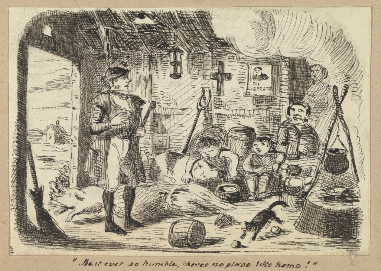 So bescheiden es auch sei, es gibt keinen Ort wie Zuhause von George Augustus Sala