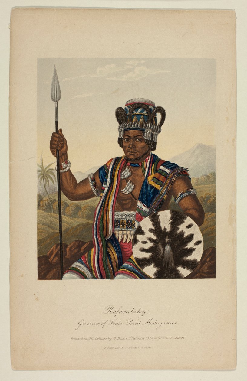 Rafaralahy, Gouverneur von Foule Point Madagaskar von George Baxter