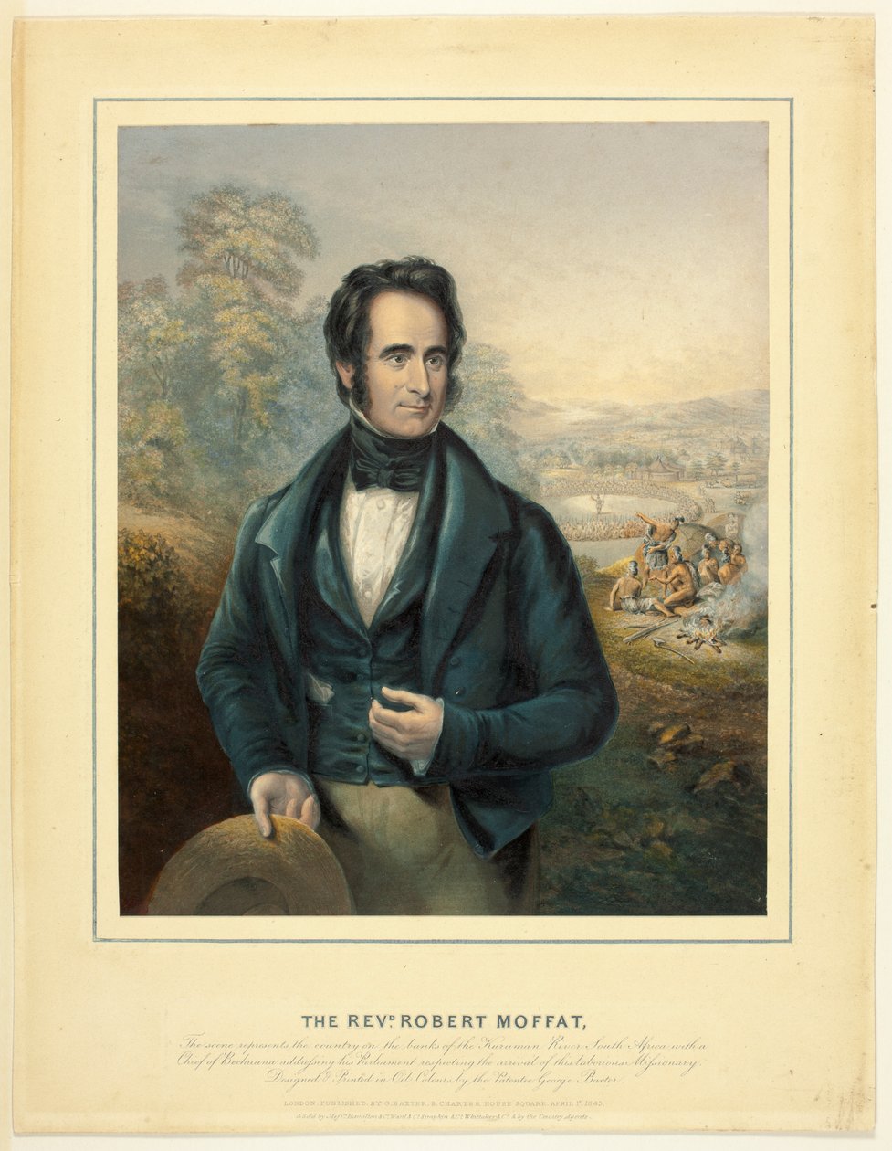 Der Rev. Robert Moffat von George Baxter