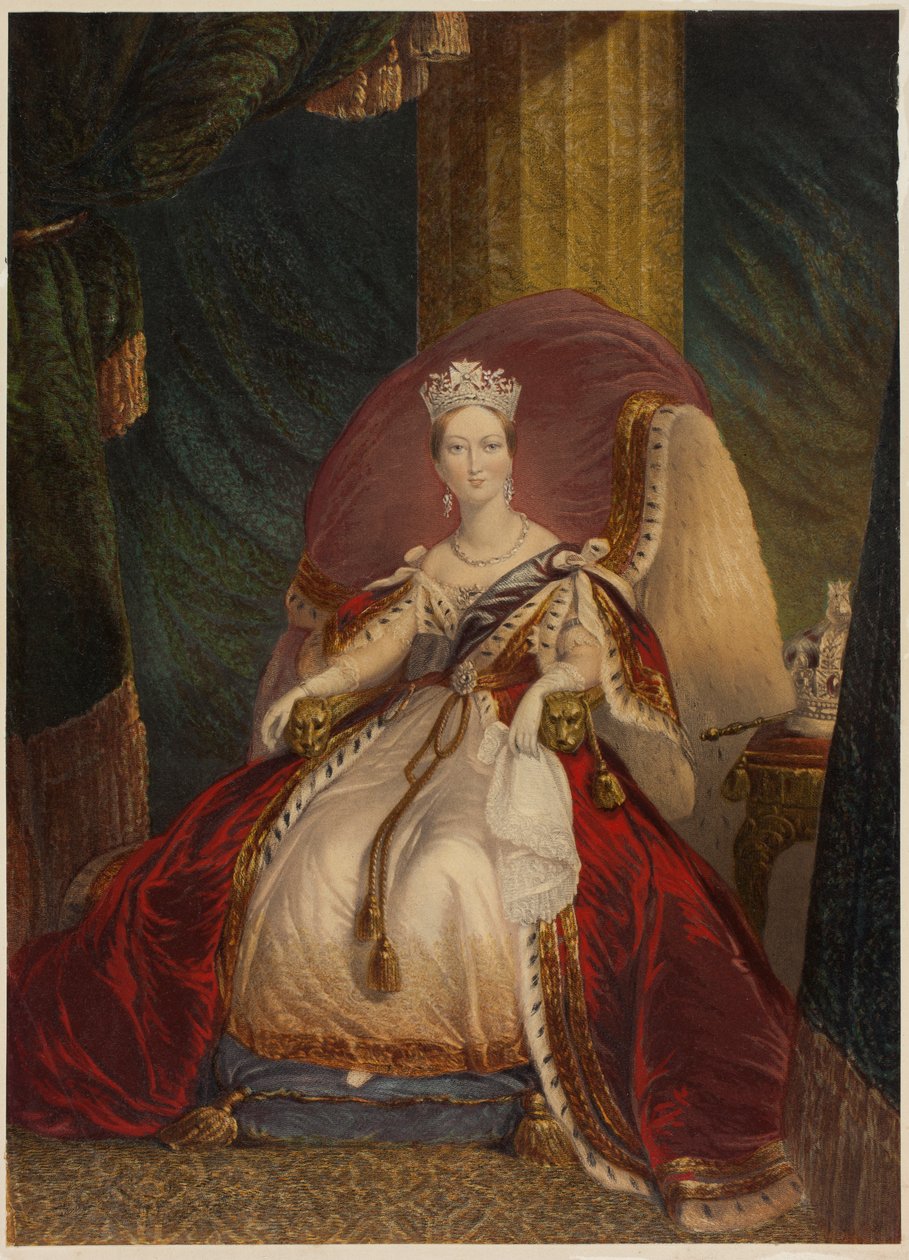 Victoria, Königin von Großbritannien, Indien usw. von George Baxter