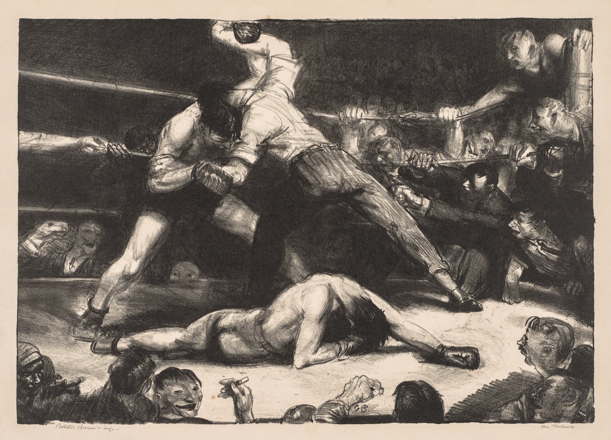 Ein Knockout von George Bellows