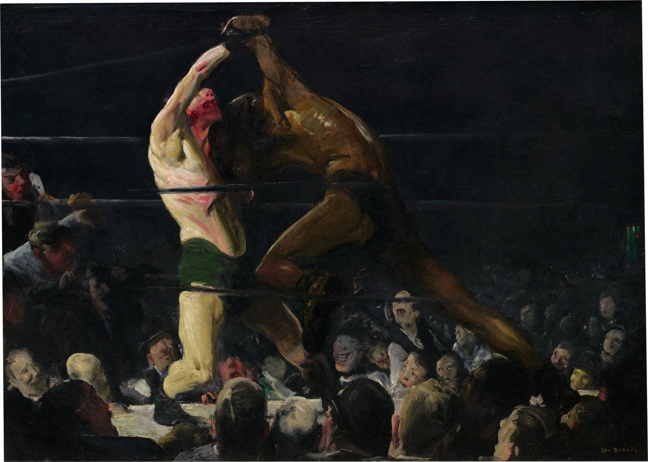 Beide Mitglieder dieses Clubs von George Bellows