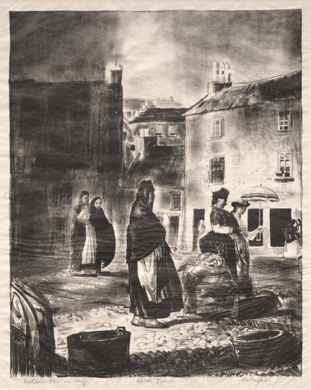 Irische Stadt von George Bellows