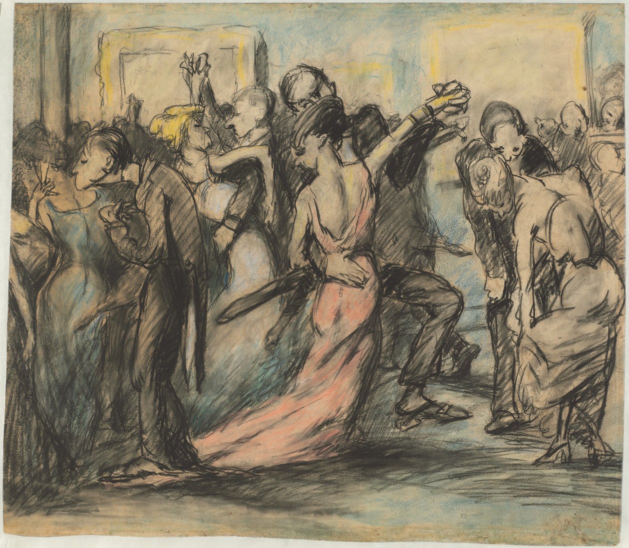 Gesellschaftsball [verso] von George Bellows