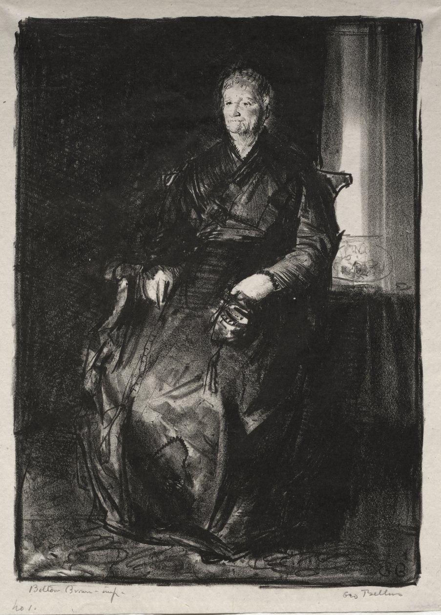 Studie meiner Mutter, erster Stein von George Bellows
