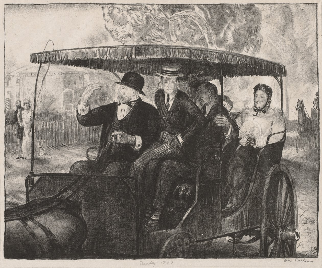 Sonntag 1897 von George Bellows