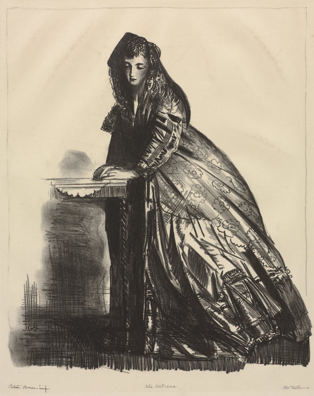 Die Schauspielerin von George Bellows