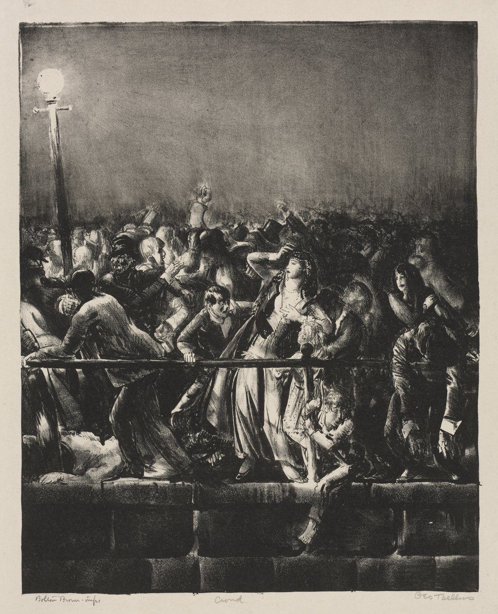 Die Menge von George Bellows