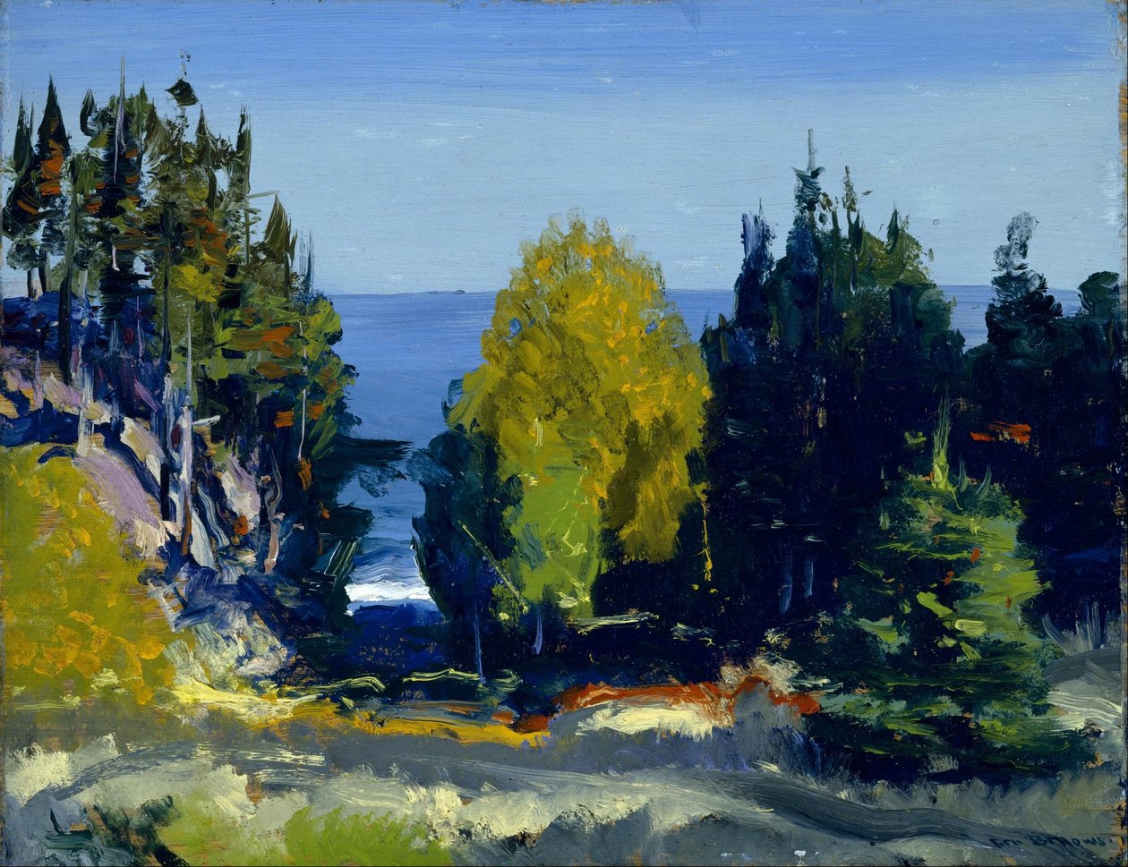 Der Hain - Monhegan von George Bellows