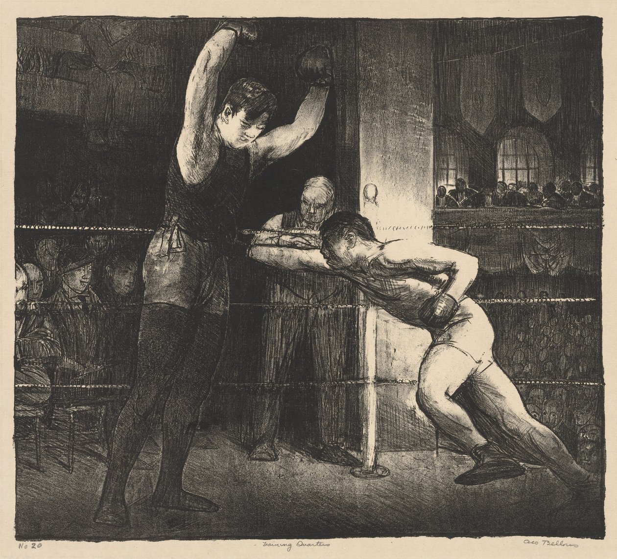 Trainingsquartiere von George Bellows