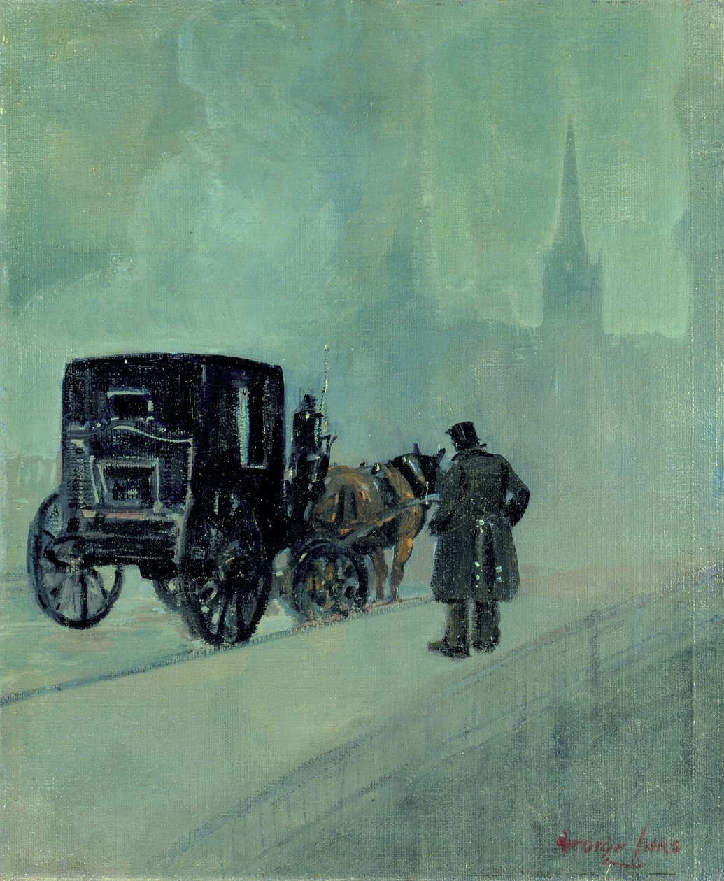 Eine neblige Nacht von George Benjamin Luks