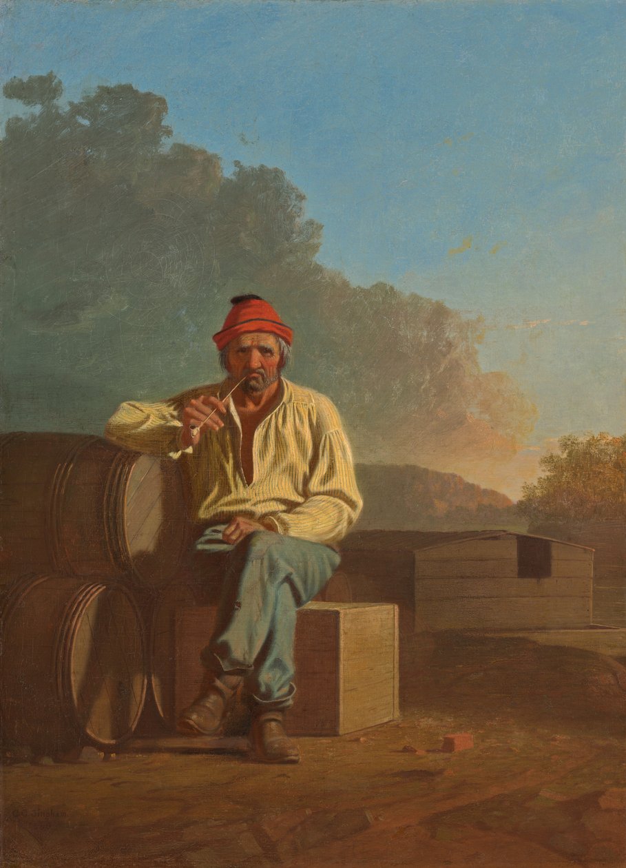 Mississippi Bootsmann von George Caleb Bingham