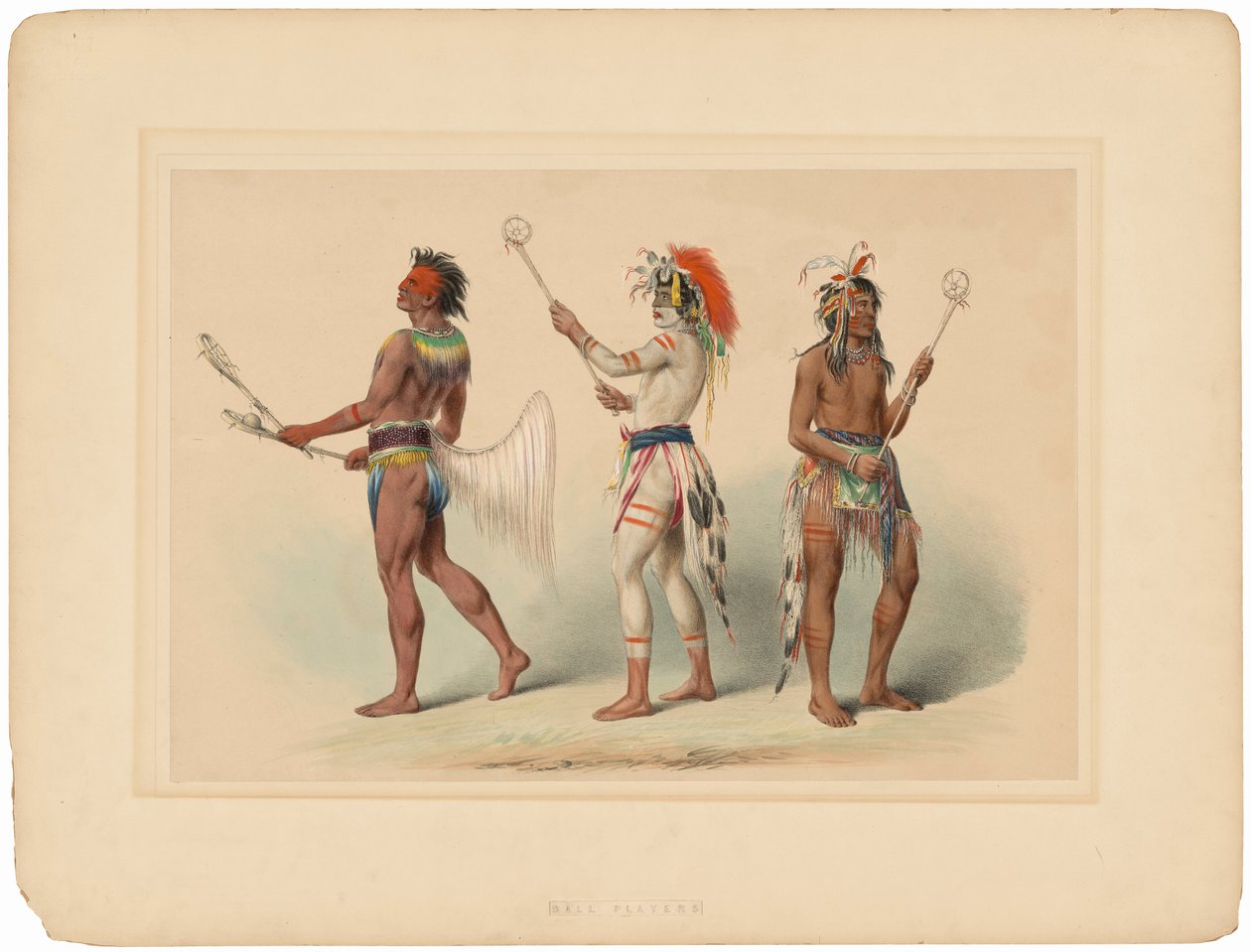 Ballspieler von George Catlin