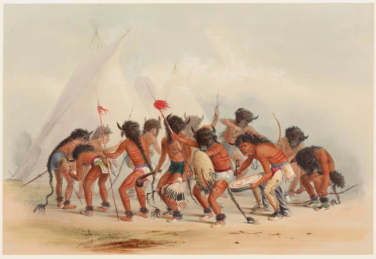 Büffeltanz von George Catlin