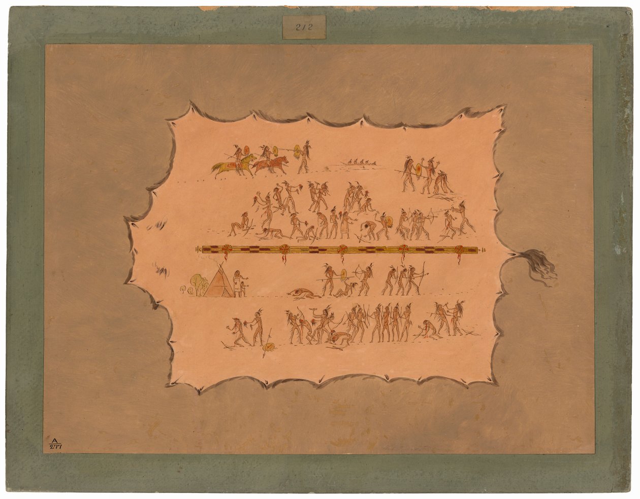 Faksimile eines Sioux-Mantels von George Catlin