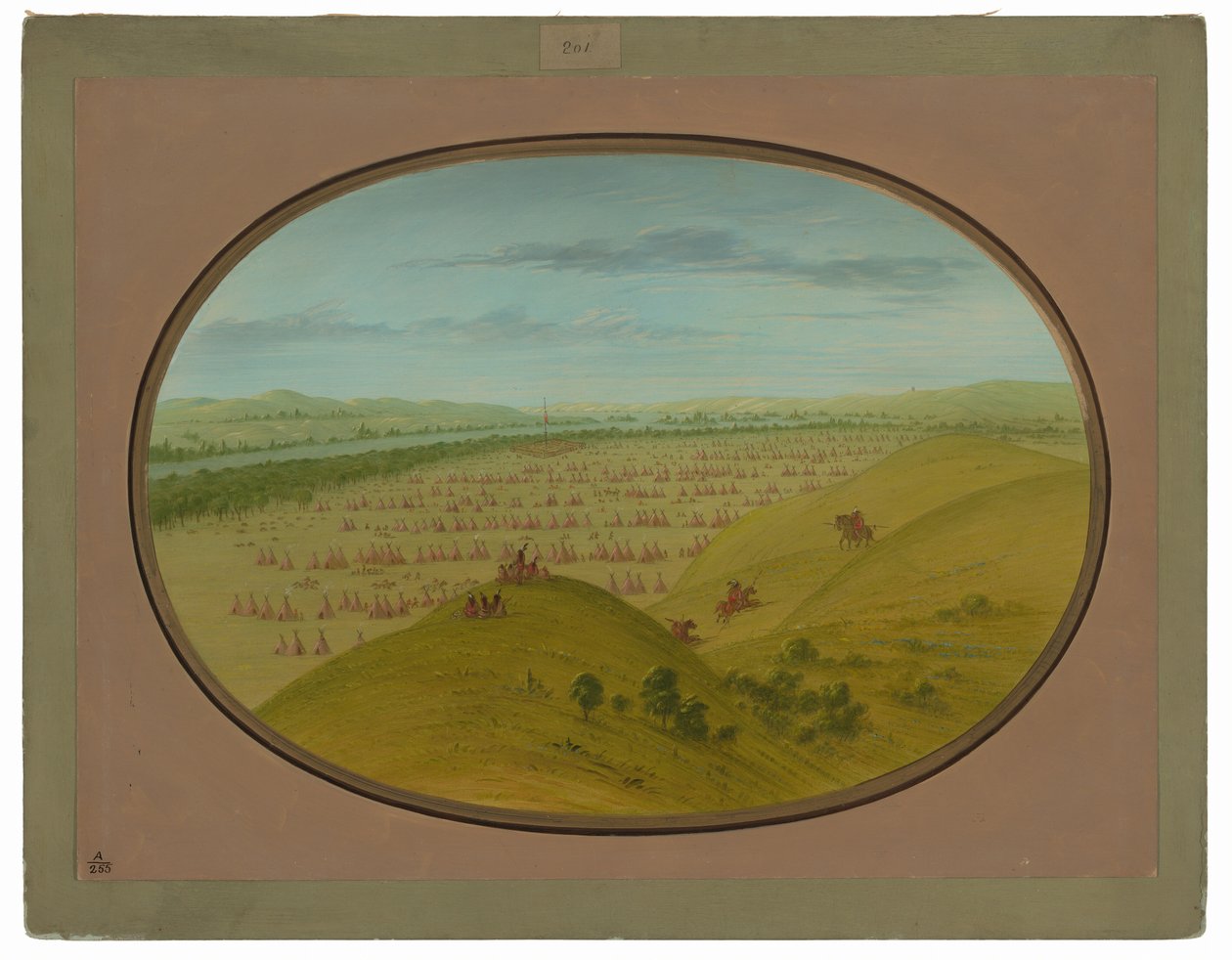 Fort Pierre von George Catlin