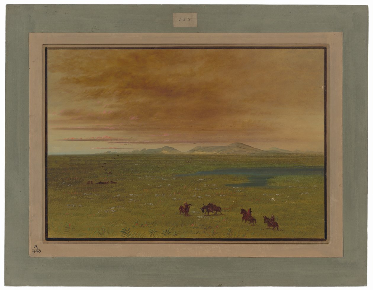 Großer Waschplatz, Pampa del Sacramento von George Catlin