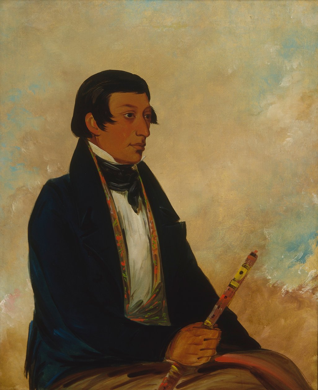 Kee-món-saw, Kleiner Häuptling, ein Häuptling von George Catlin