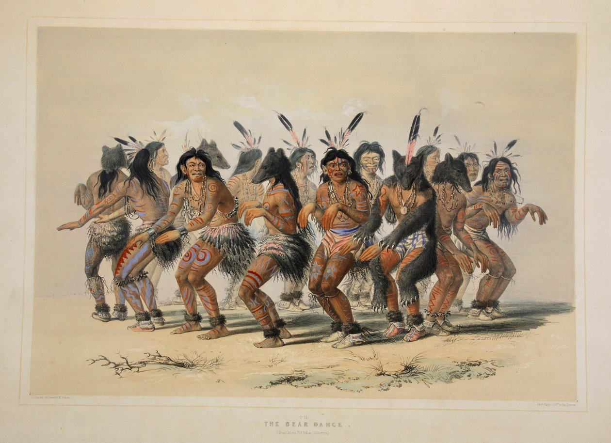 Der Bärentanz von George Catlin