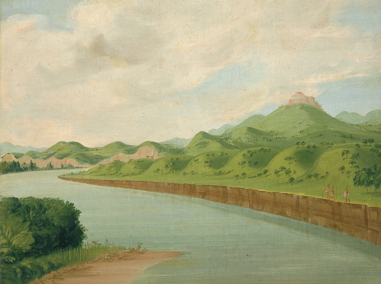 Der Turm, 1100 Meilen oberhalb von St. Louis von George Catlin