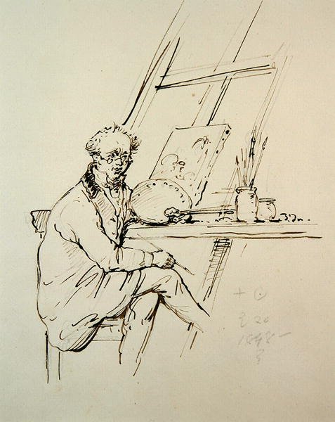 Selbstporträt von George Chinnery