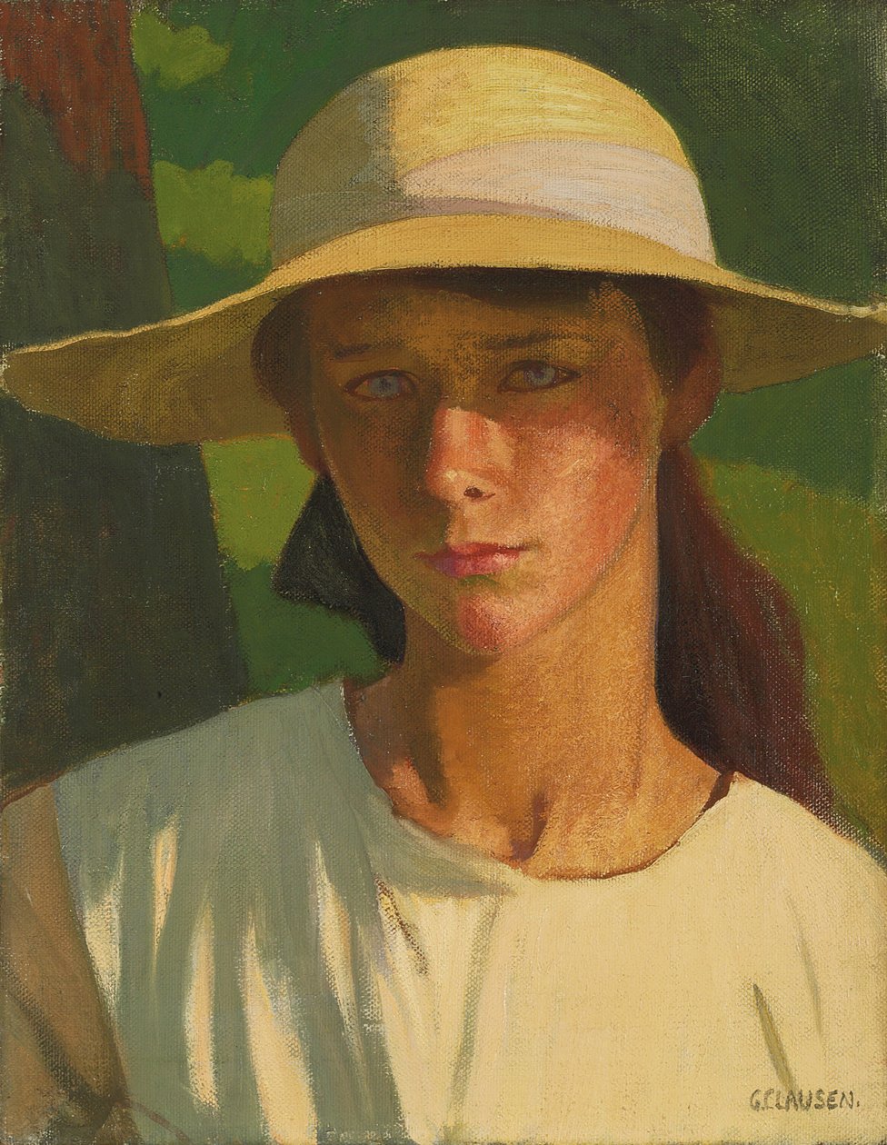 Das Nussbraune Mädchen von George Clausen