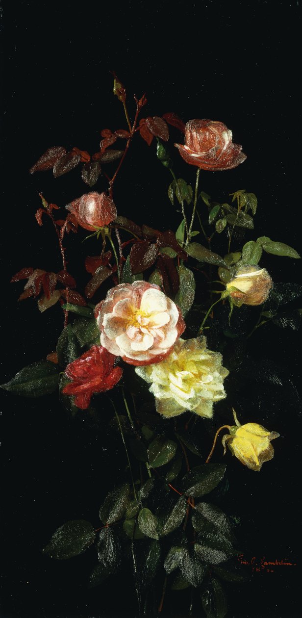 Rosen von George Cochran Lambdin: hochwertiger Kunstdruck