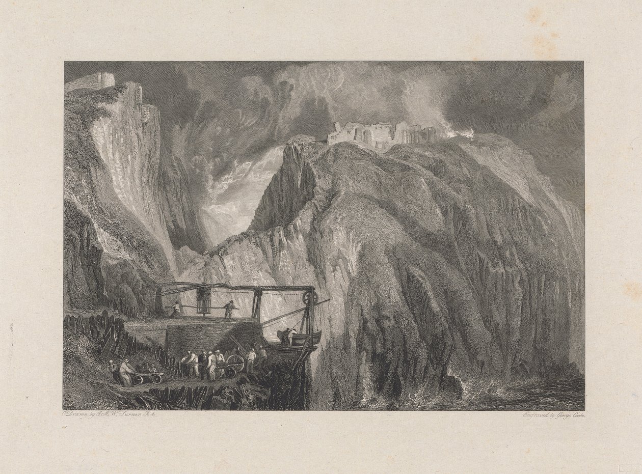 Tintagel Castle, Cornwall von George Cooke