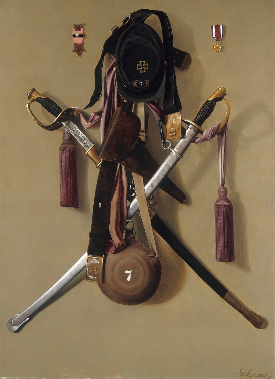 Bürgerkriegsregalia von Major Levi Gheen McCauley von George Cope